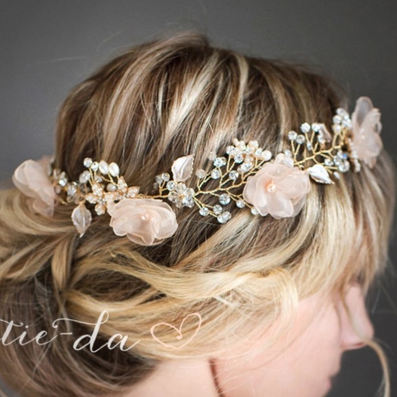 Accessories - Boho Silver Flower Hair Vine Crown